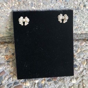 J. Crew bow earrings